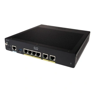 C927-4PLTEGB - Cisco 900 Series C921-4P 1 x WAN Ports + 1 x Port VADSL + 4 x LAN Ports Managed Rack-mountable Gigabit Ethernet Integrated Service Router