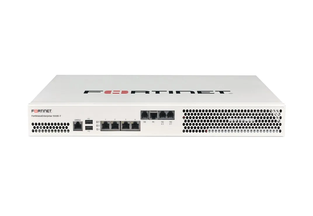 FVE-1000E-T-BDL-311-36 - Fortinet FortiVoice 4-P RJ-45 + 4-FXO Router