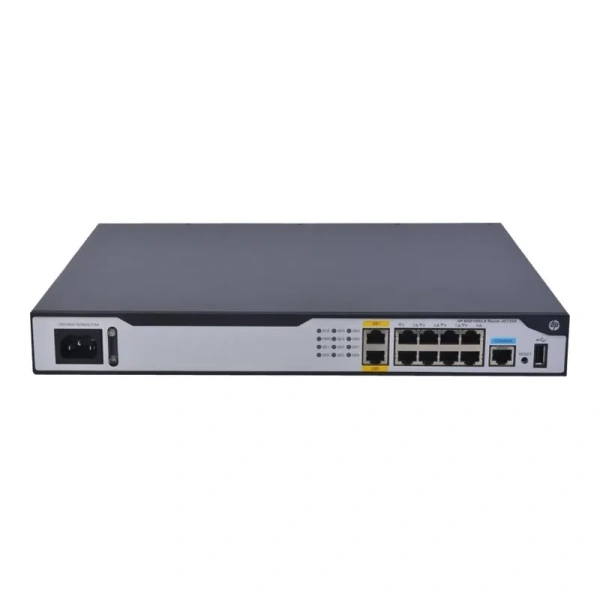 JG875AR - HP FlexNetwork MSR1002-4 4 x LAN Ports 10/100/1000Base-T RJ-45 1U Rack-mountable Gigabit Ethernet AC Router