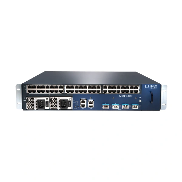 MX80-48T-DC-B - Juniper MX MX80-48T 48-Ports RJ-45 + 3-Slots Edge Router