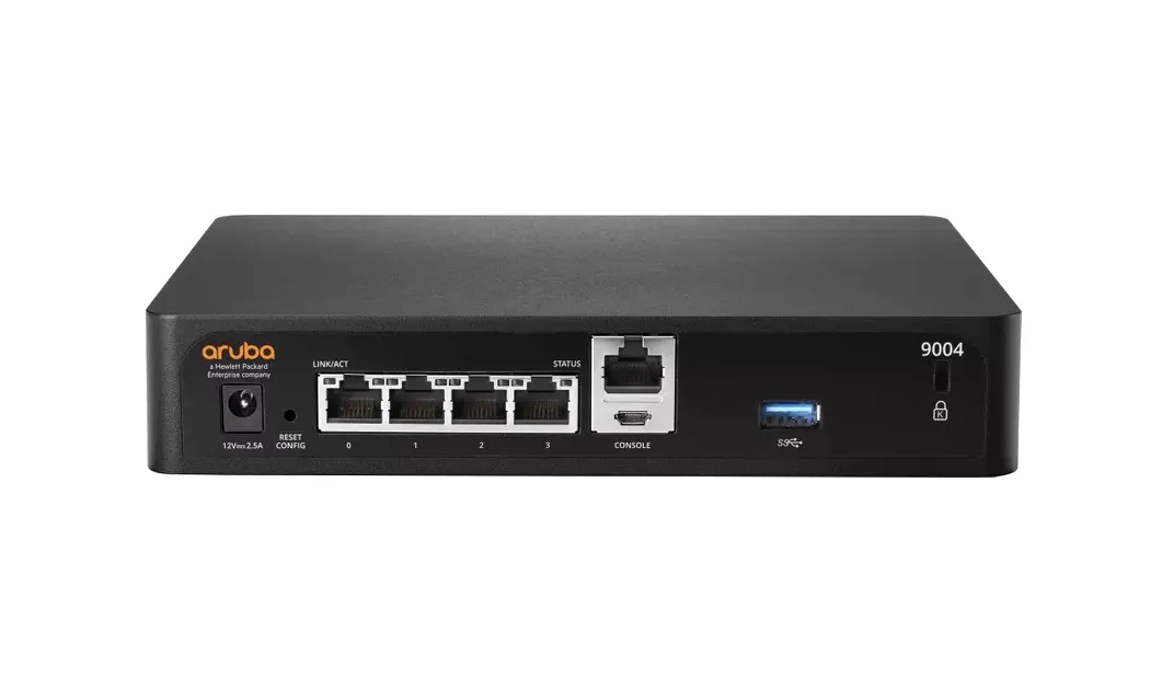 R1B28A - HP Aruba 9000 Series 9004 4 x Ports GbE 10/100/1000Base-T 1U Rack-mountable Gateway