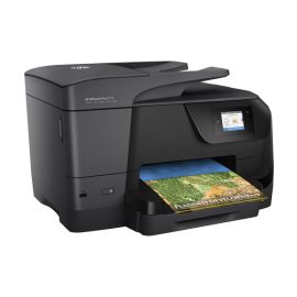 M9L66A#B1H - HP OfficeJet Pro 8710 4800 x 1200 dpi 18 ppm USB, Ethernet, Wi-Fi Automatic Duplex Printing 2.65-inch Touch Screen LCD Display Desktop Color InkJet All-in-One Printer